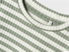 Name It lily pad/jet stream stribet top